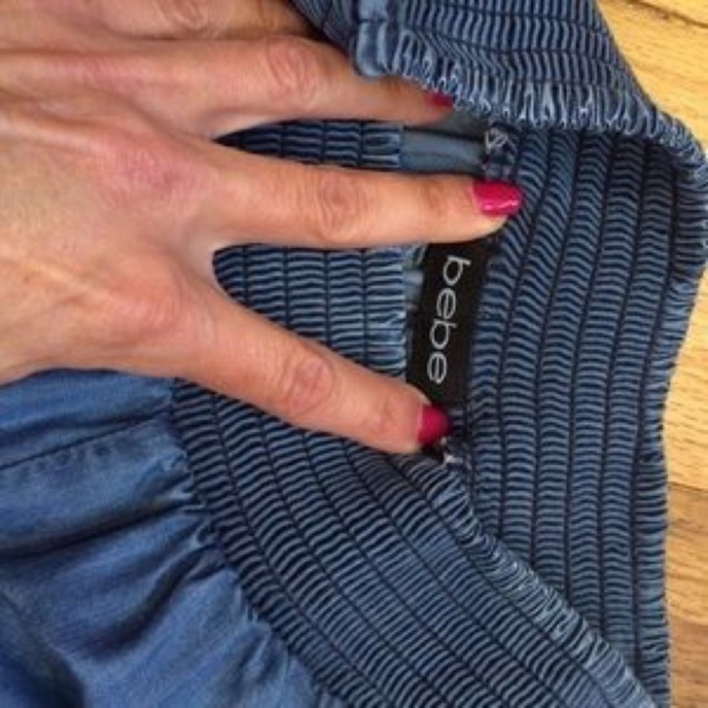 Bebe Chambray Pants - image 3